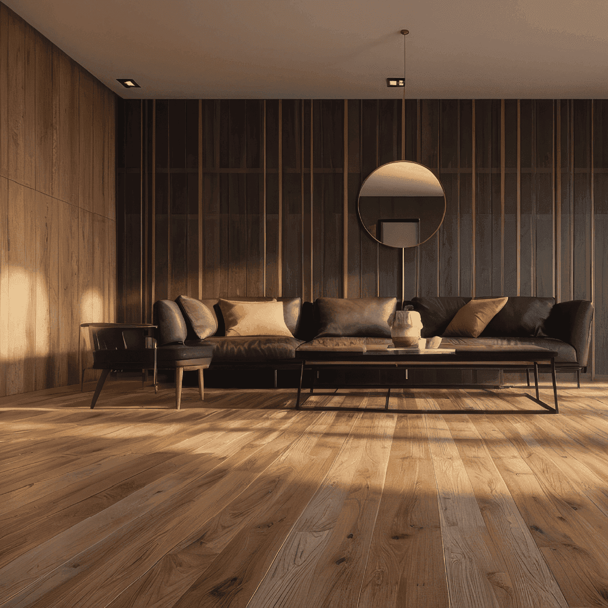 SPC flooring installed in a drawing hall