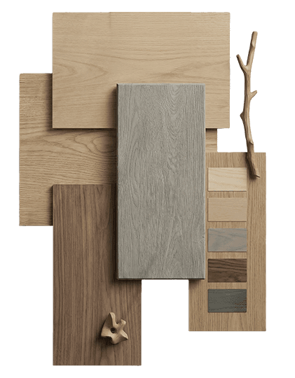 Flooring plank samples